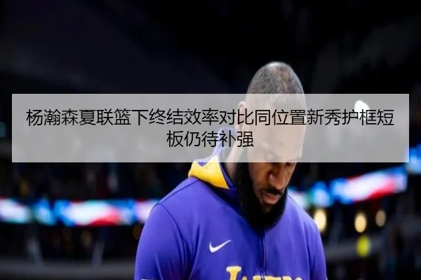 杨瀚森夏联篮下终结效率对比同位置新秀护框短板仍待补强